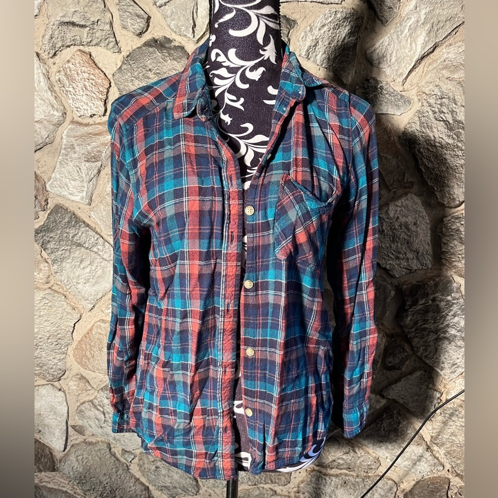 American Eagle Boyfriend Fit Flannel L
